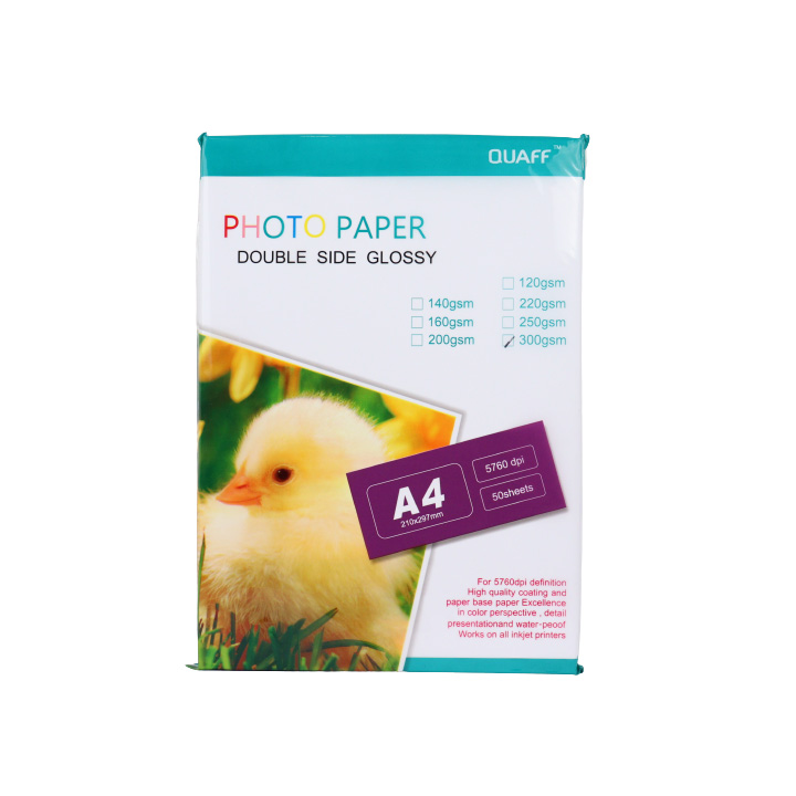 PHOTO PAPER DOUBLE SIDED A4 QUAFF