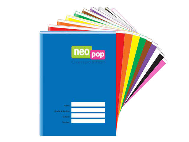 NOTEBOOK WRITING 80S ASIAN COLORS