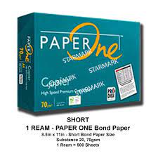 BOND PAPER / COUPON BAND SHORT
